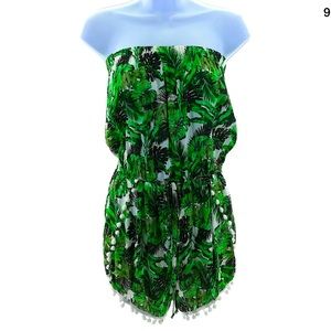 SALTY LEMON TROPICAL BEACH SUMMER ROMPER SMALL